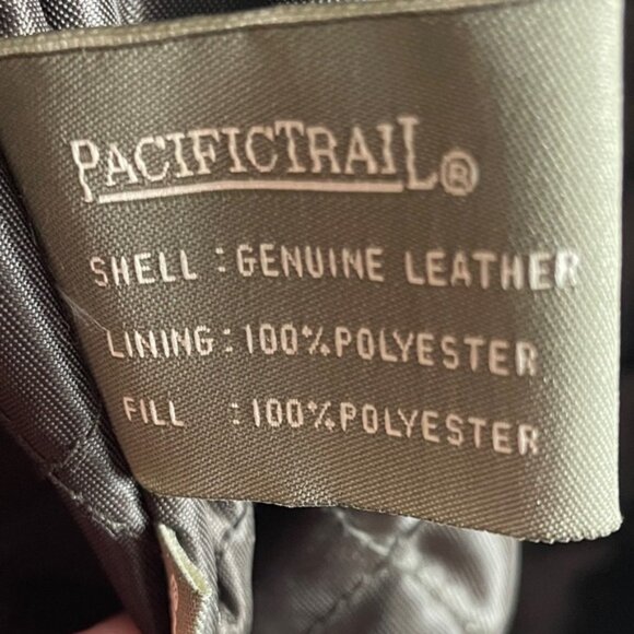 Pacific Trail Women's Dark Brown Leather Jacket Size M - Picture 9 of 10